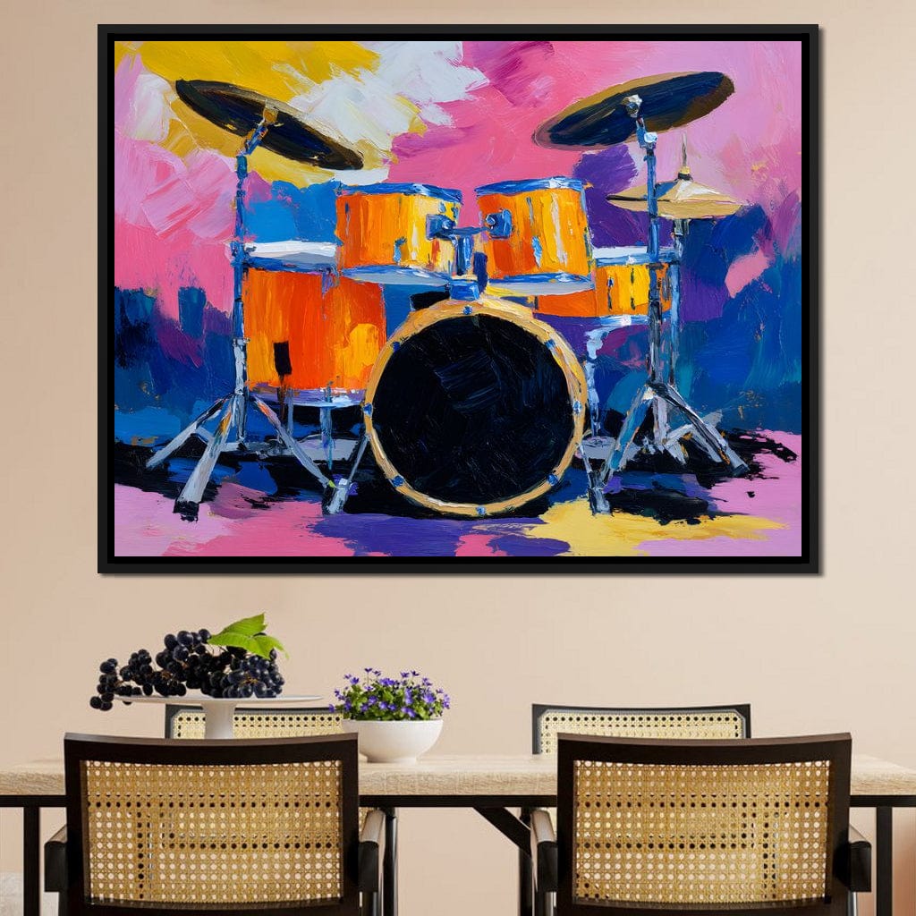 Rhythm of Vibrant Beats Canvas Wall Art
