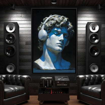 Classical Beats Repose Canvas Wall Art