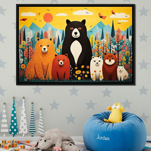 Sundown in the Wild Frontier Canvas Wall Art