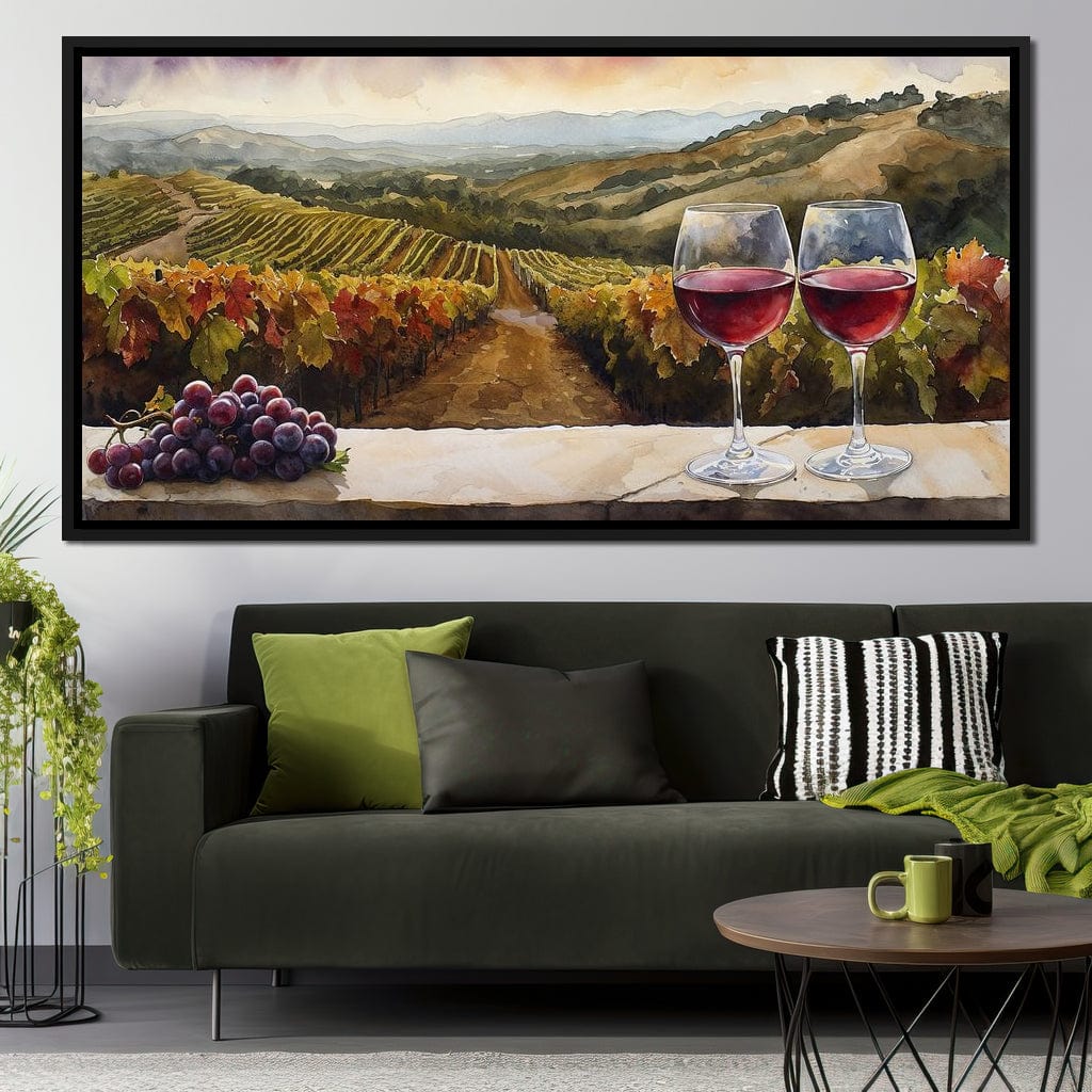 Vineyard Serenity Canvas Wall Art
