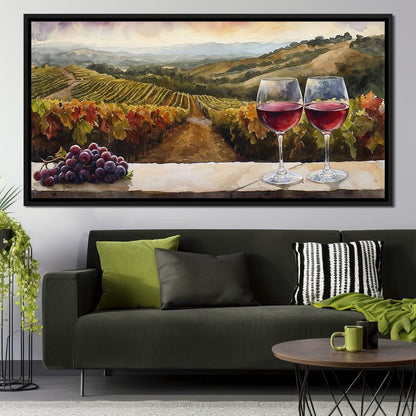 Vineyard Serenity Canvas Wall Art