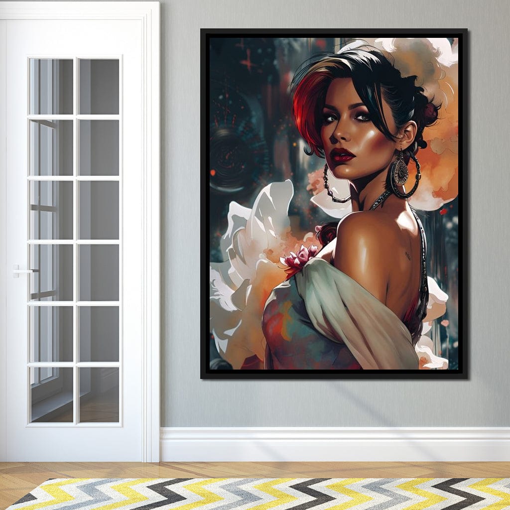 Female Portrait 114 Canvas Wall Art