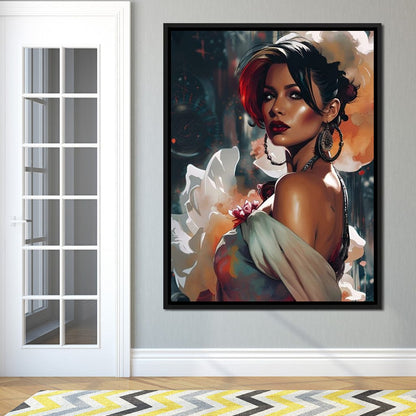 Female Portrait 114 Canvas Wall Art
