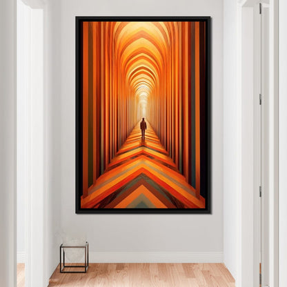 Technicolor Dream Fusion Canvas Wall Art