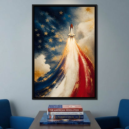 Ascending The National Spirit Canvas Wall Art