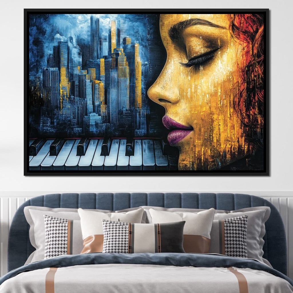 Harmony of Urban Elegance Canvas Wall Art