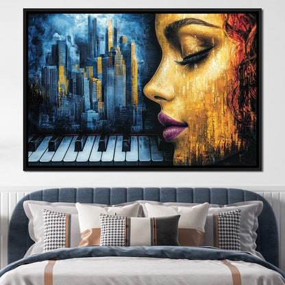 Harmony of Urban Elegance Canvas Wall Art