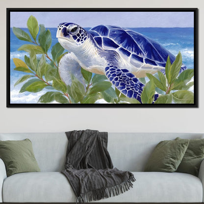 Ocean Voyager Sea Turtle Breeze Canvas Wall Art