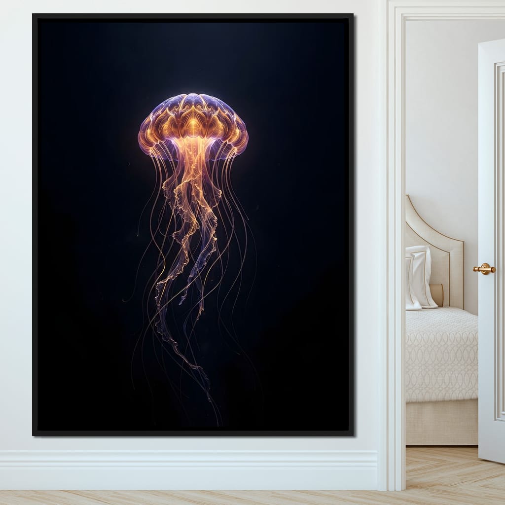 Radiant Deep Abyss Canvas Wall Art