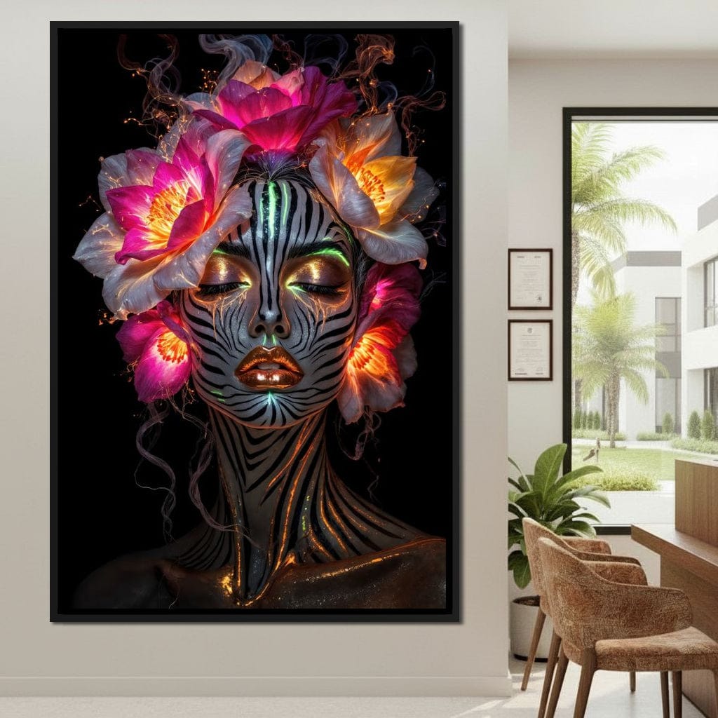 The Blooming Shaman Canvas Wall Art