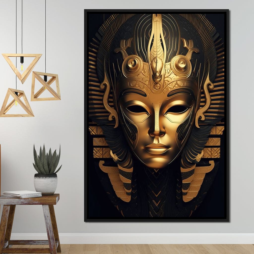 Radiant Ruler of Ancient Egypt Canvas Wall Art