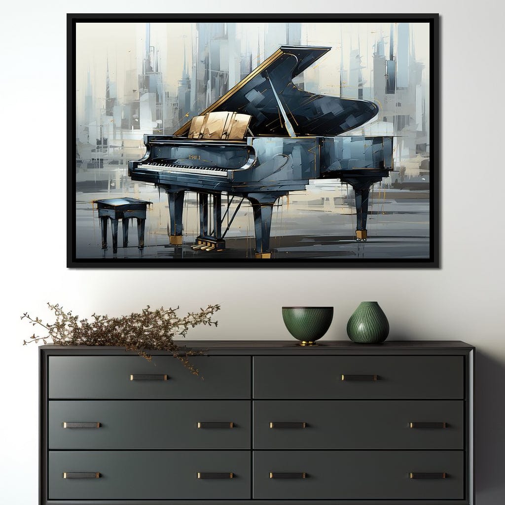 The Grand Piano Canvas Wall Art