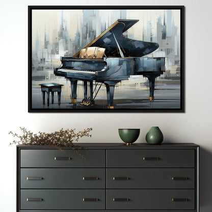 The Grand Piano Canvas Wall Art