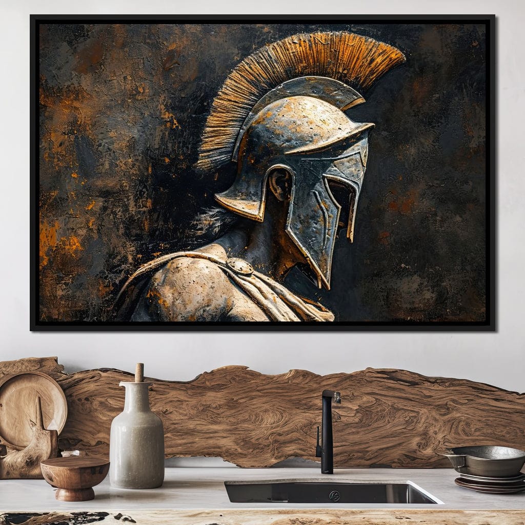 Athenian Warrior Canvas Wall Art