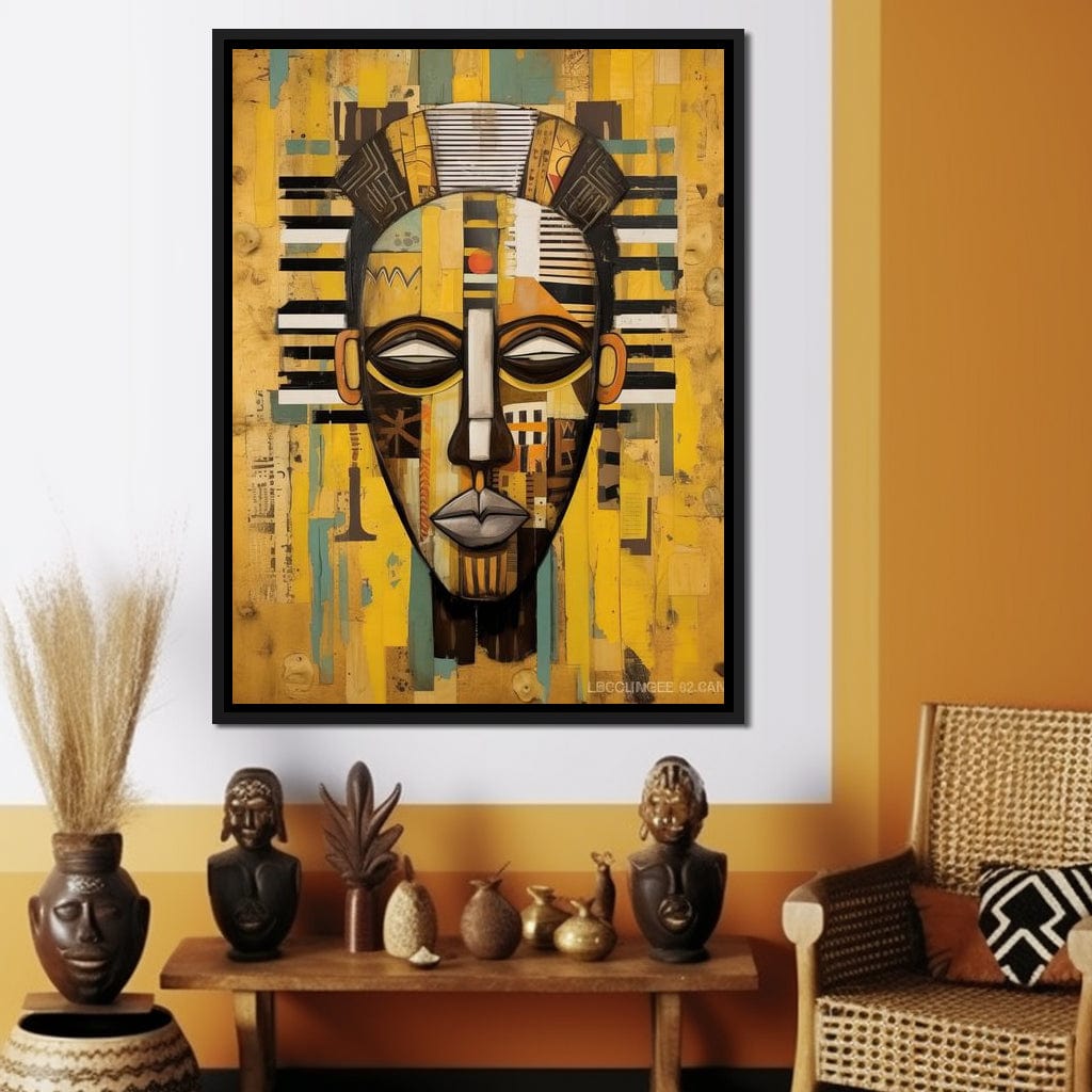 Tribal Mask 05 Canvas Wall Art