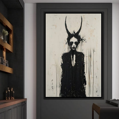 Veiled Presence of Shadows Canvas Wall Art