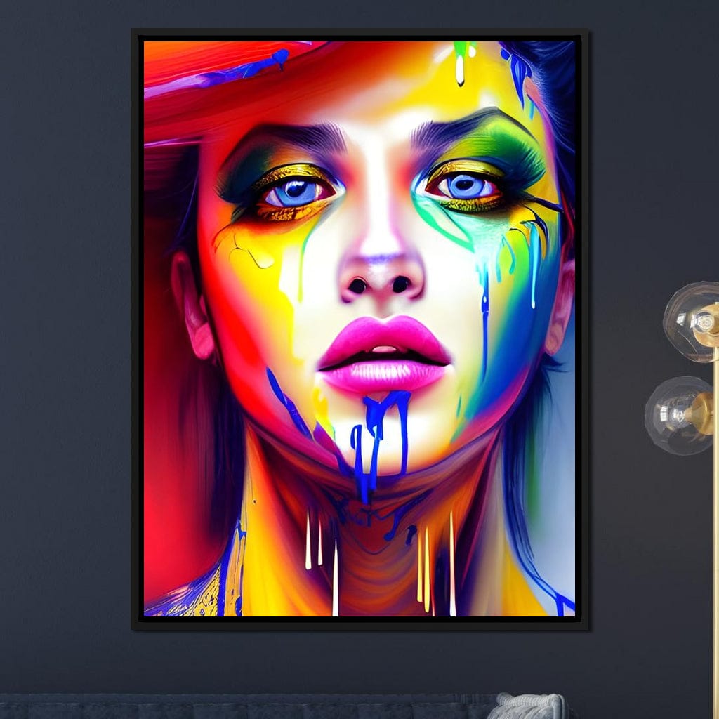 Messy Beauty 003 Canvas Wall Art