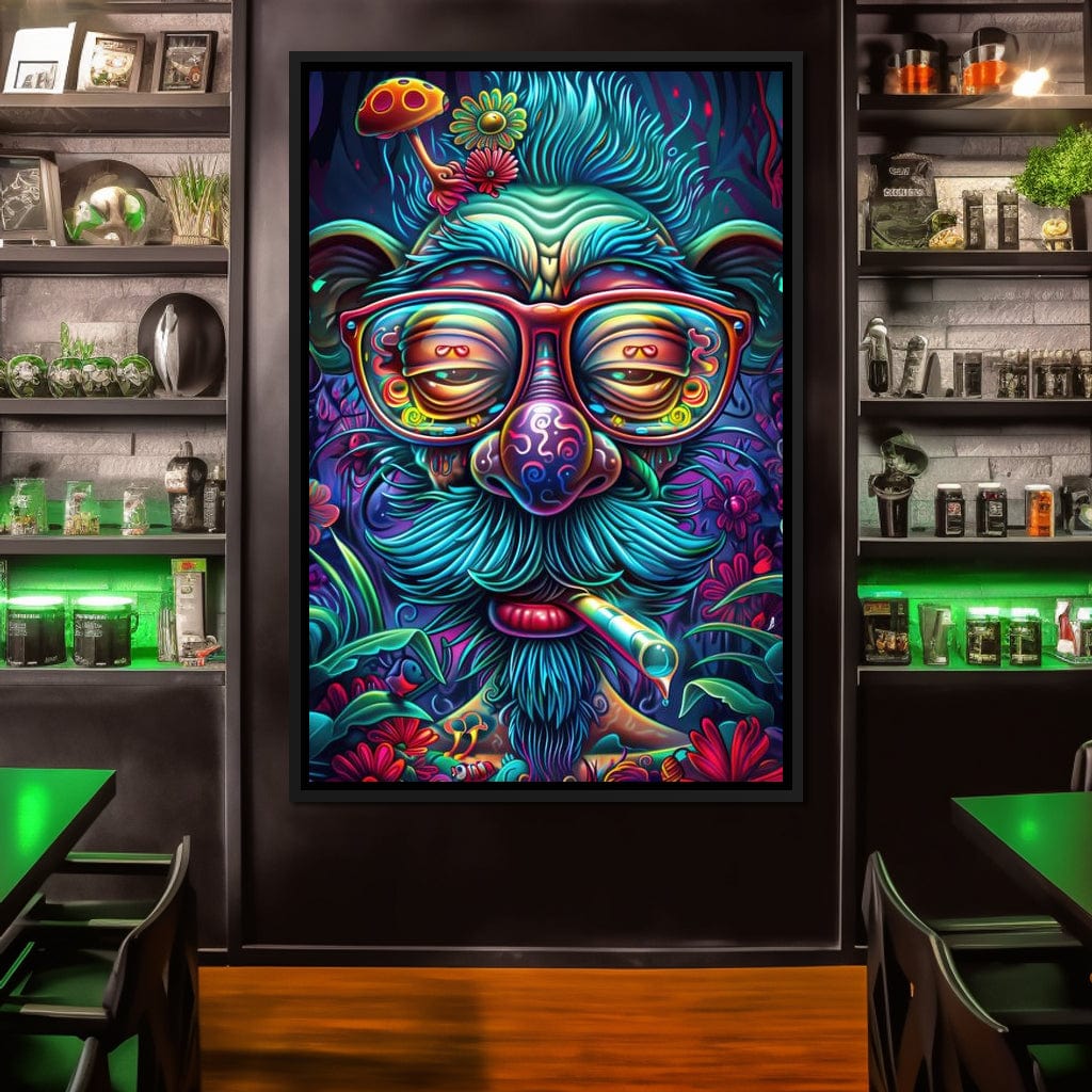 Trippy Trance Canvas Wall Art