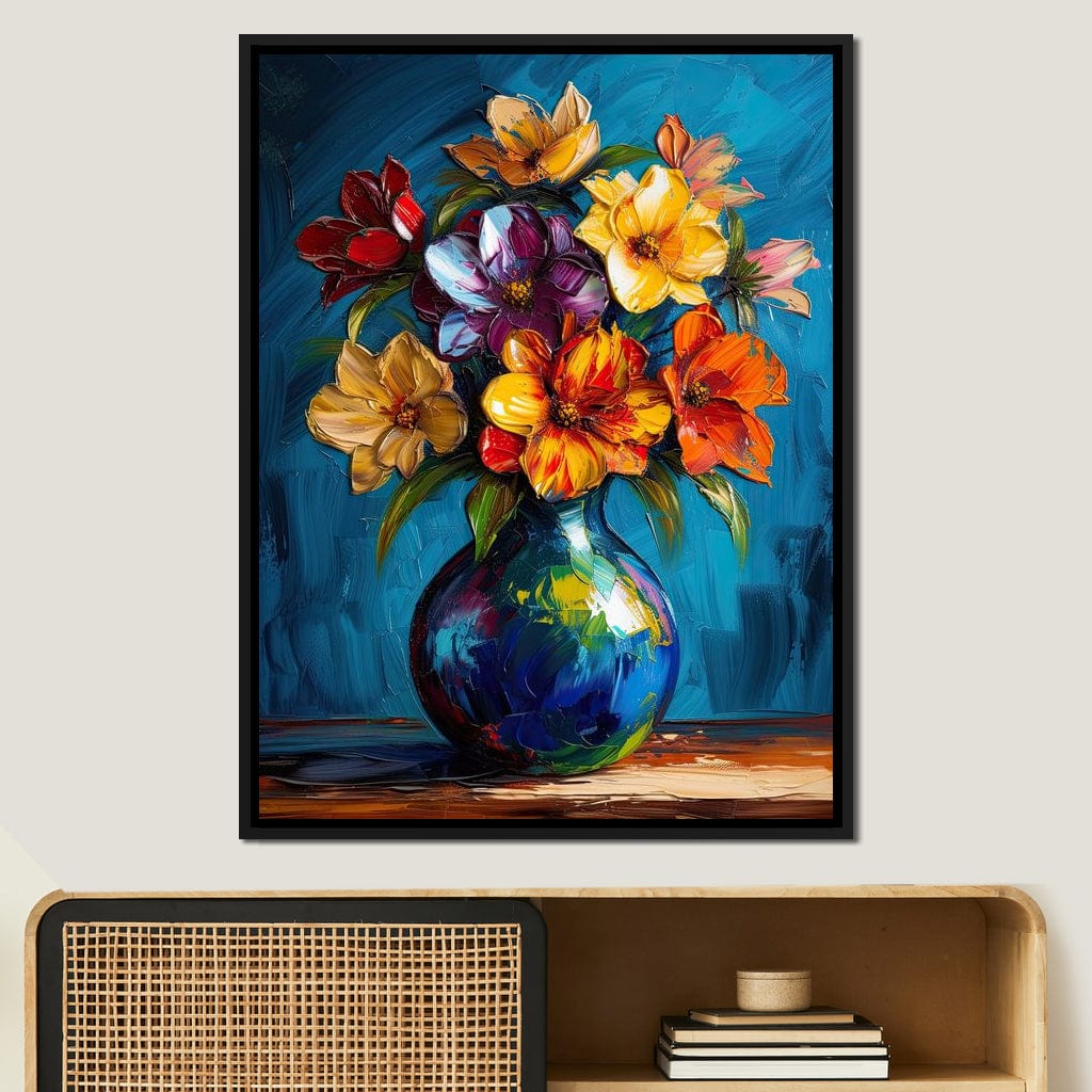 Vibrant Petal Symphony Canvas Wall Art