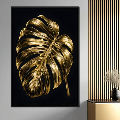 Gilded Foliage Night Study Canvas Wall Art