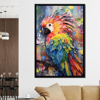 Colorful Cockatoo Canvas Wall Art