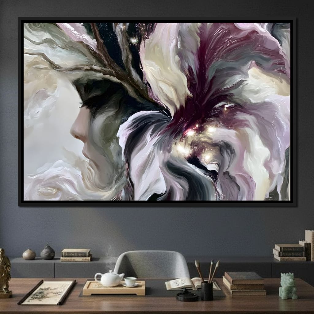 Fallen Petals Of A Silent Mind Canvas Wall Art