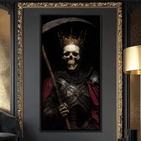 King of Bone and Shadow Reign Canvas Wall Art
