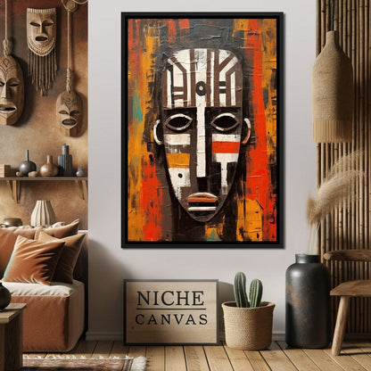 Tribal Mask 13 Canvas Wall Art