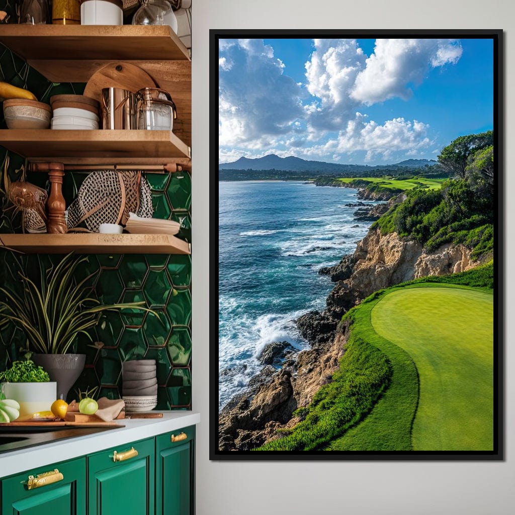 Coastal Greens Harmony Canvas Wall Art