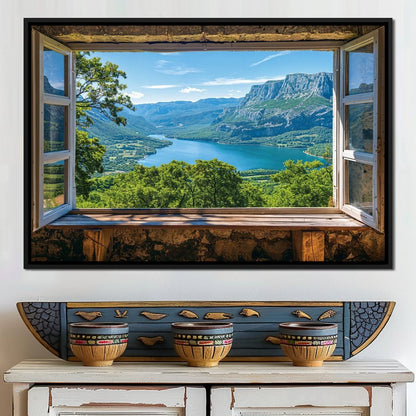 Serenity Vista Panorama Canvas Wall Art