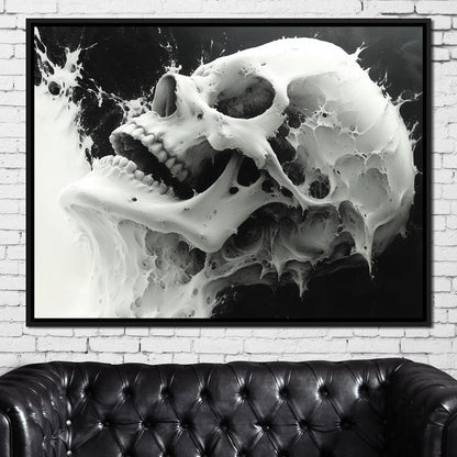 Momento Mori Canvas Wall Art