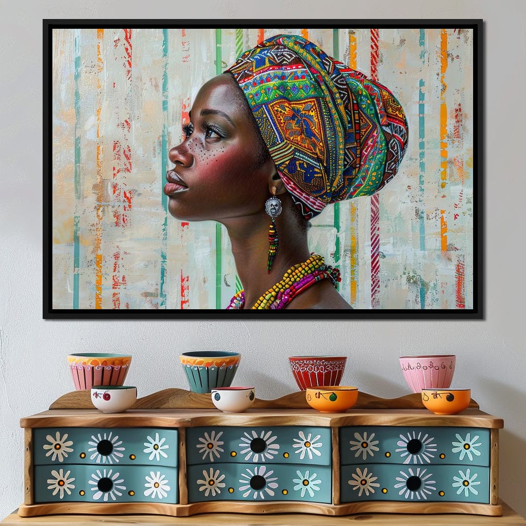 Vibrant Cultural Essence Canvas Wall Art