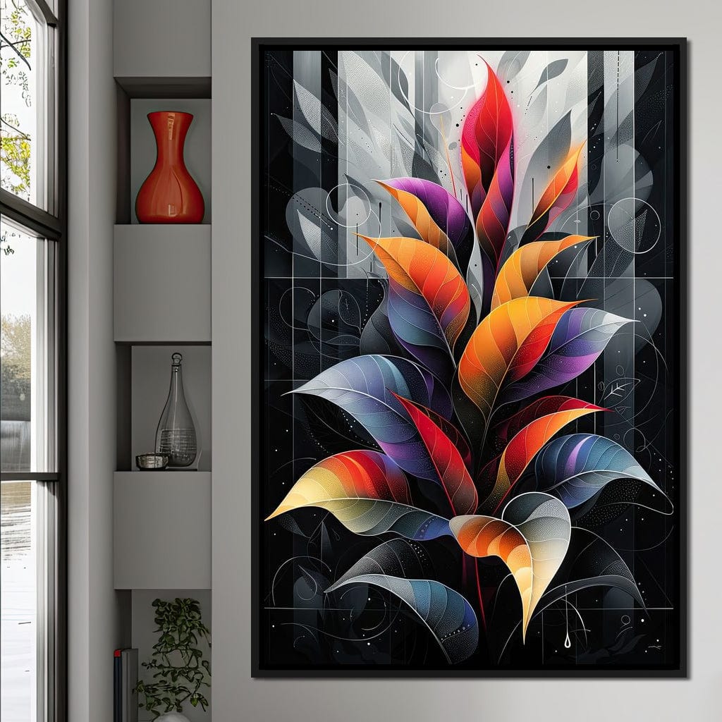 Spectrum Foliage Fusion Canvas Wall Art