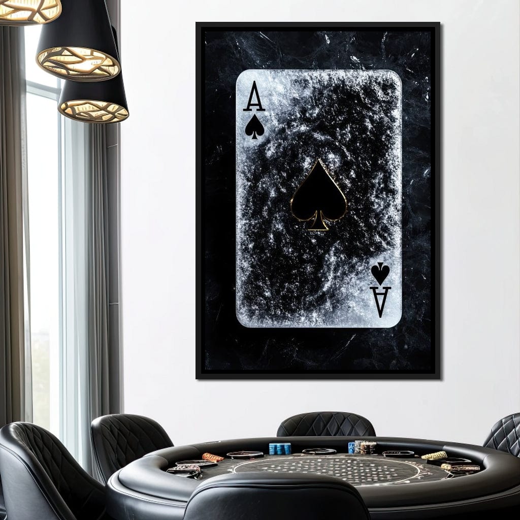 Ace of Shadows Canvas Wall Art