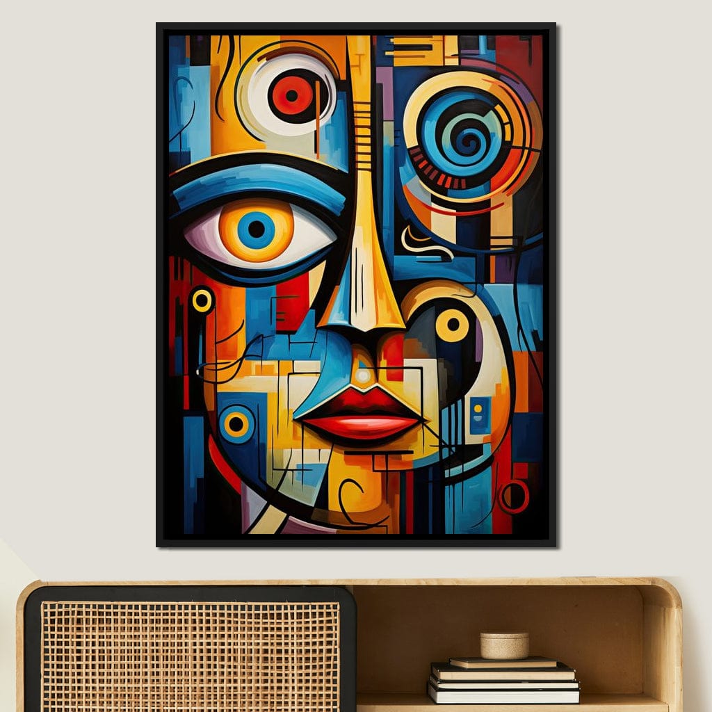 Cubist Reflections Canvas Wall Art