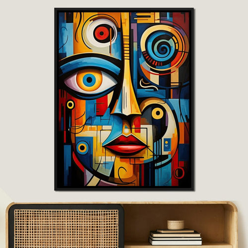 Cubist Reflections Canvas Wall Art