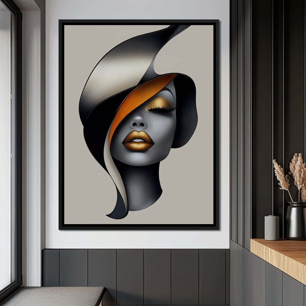 She Wears the Dusk Canvas Wall Art