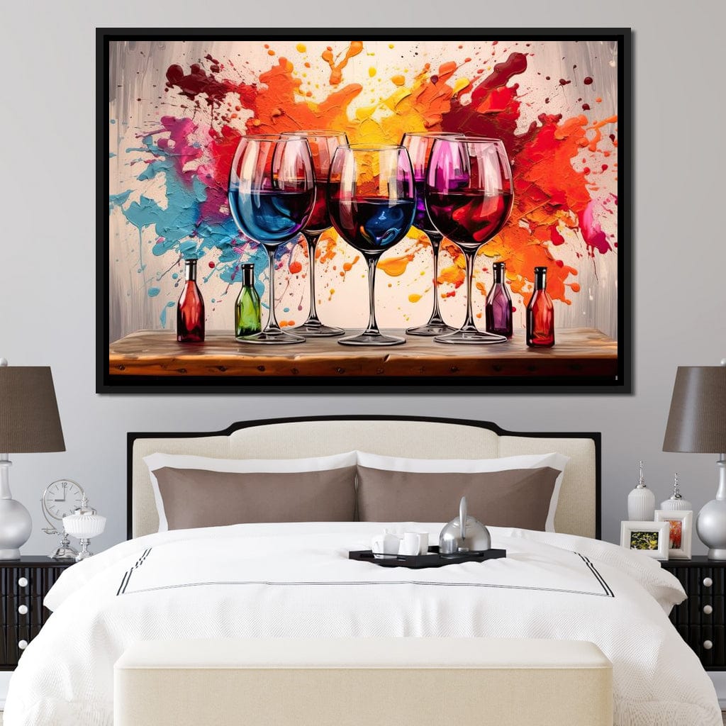 Sommelier's Symphony Canvas Wall Art