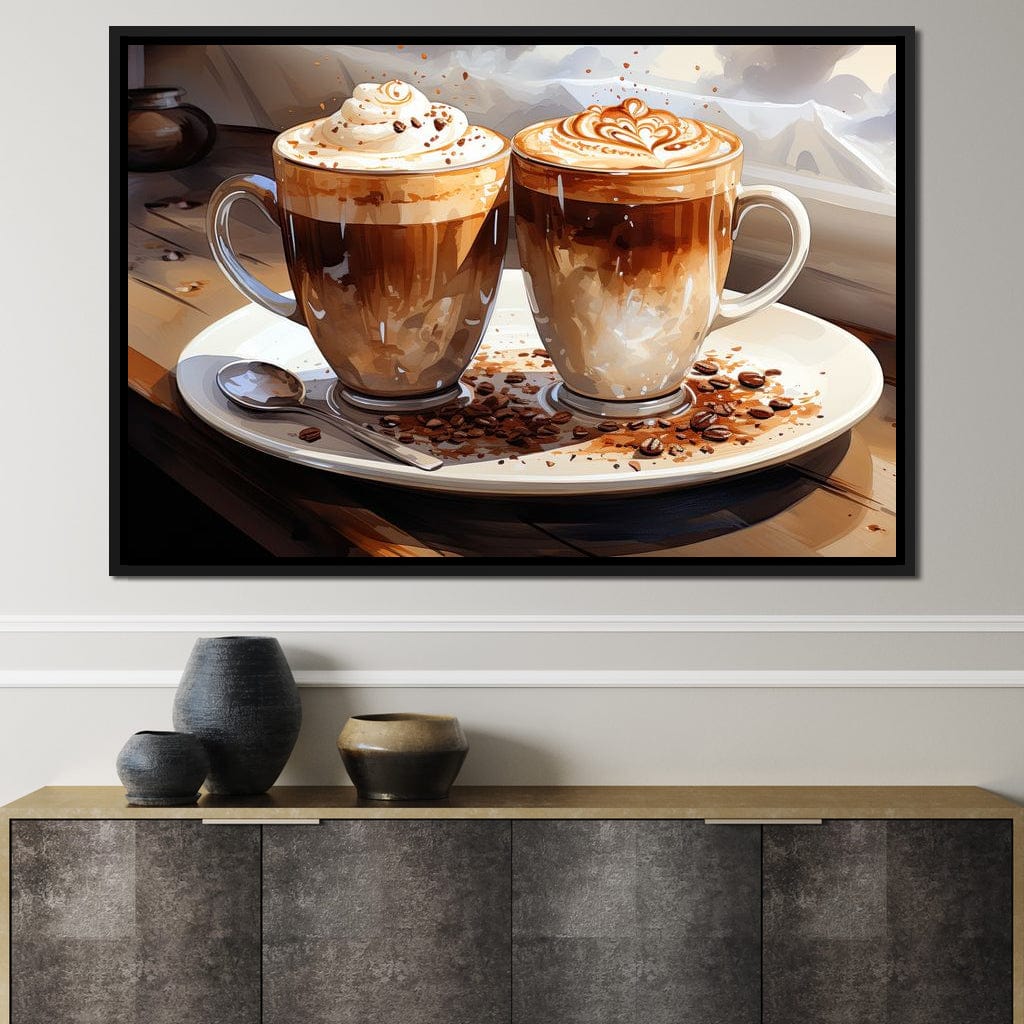 Mocha Moments Canvas Wall Art