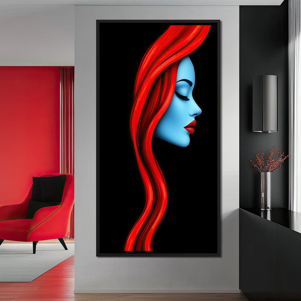 Blueblood Siren Canvas Wall Art