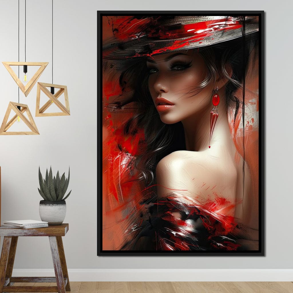 Sultry Shadows and Light Canvas Wall Art