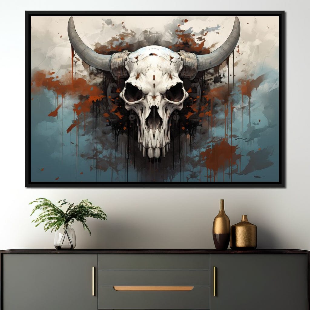 Eternal Symmetry of the Buffalo Canvas Wall Art
