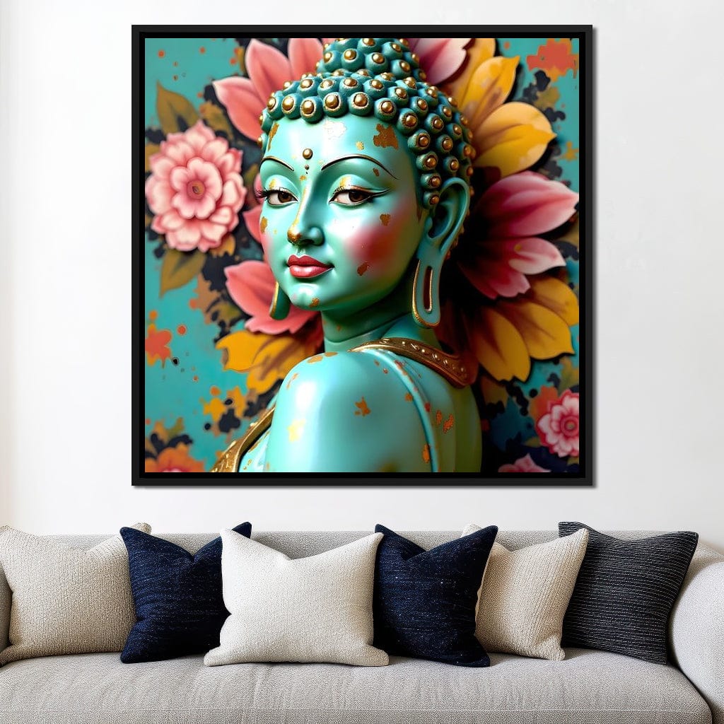 Radiant Petals Tranquility Canvas Wall Art