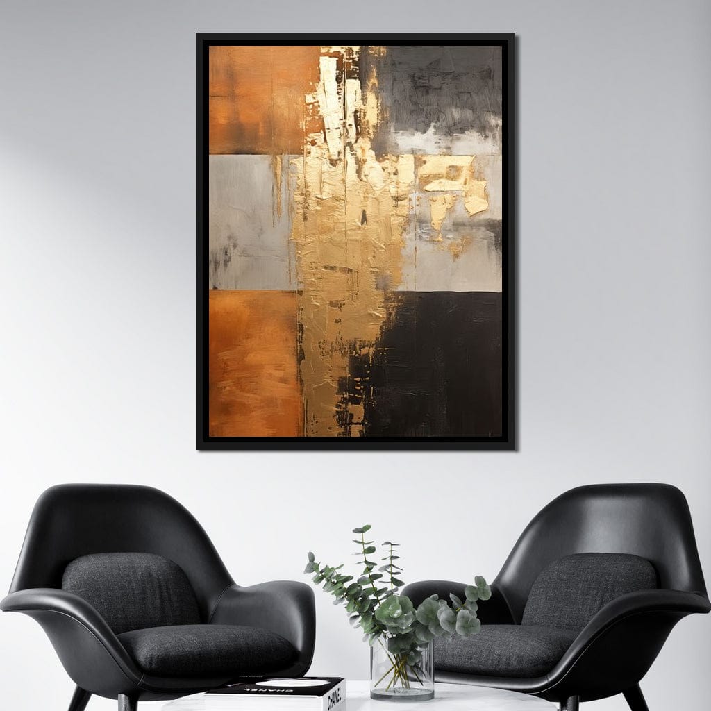 Eternal Golden Light Canvas Wall Art