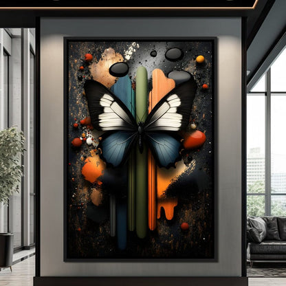 Butterfly Dreamscape Fusion Canvas Wall Art