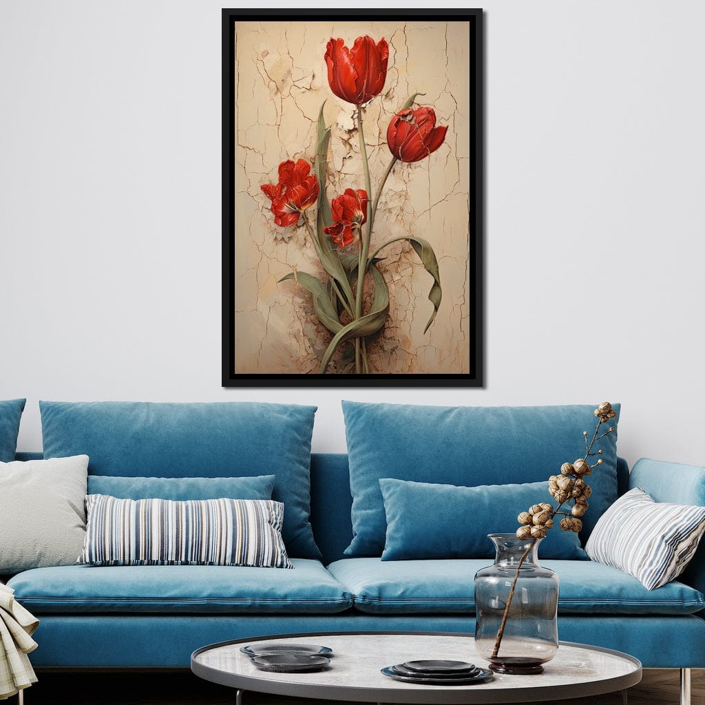 Tulips Resilience Dance Canvas Wall Art
