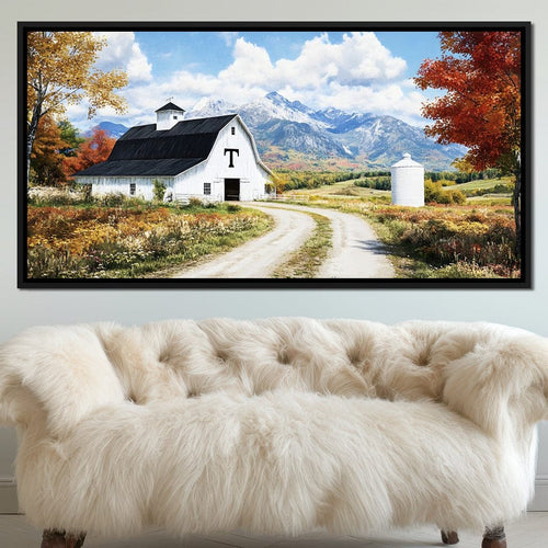 Pathway to Country Bliss Canvas Wall Art
