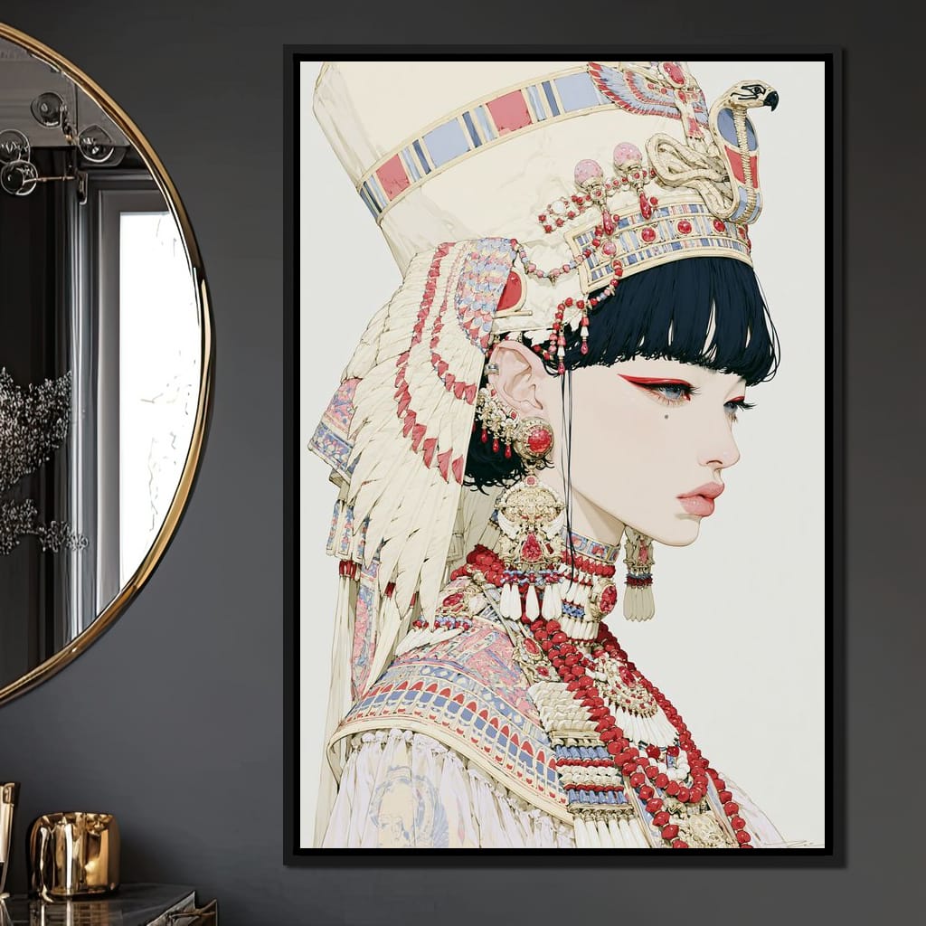 Ancient Egyptian Bride Canvas Wall Art