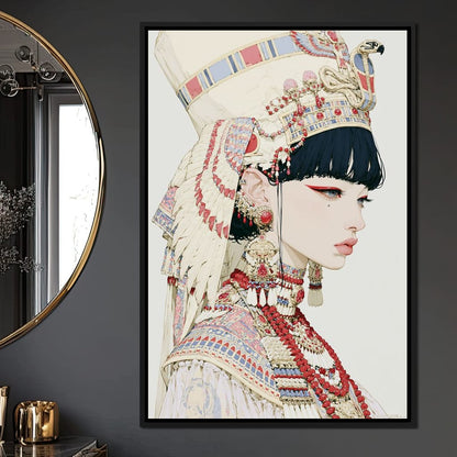 Ancient Egyptian Bride Canvas Wall Art