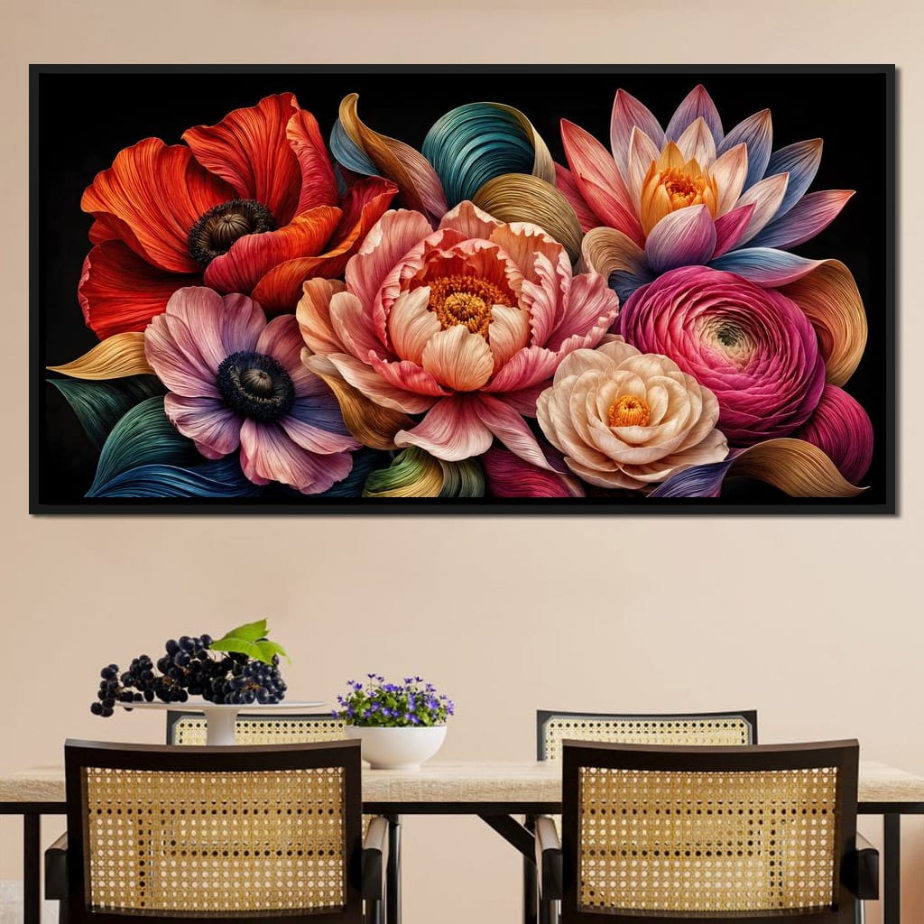The Bouquet That Learned To Sing Canvas Wall Art